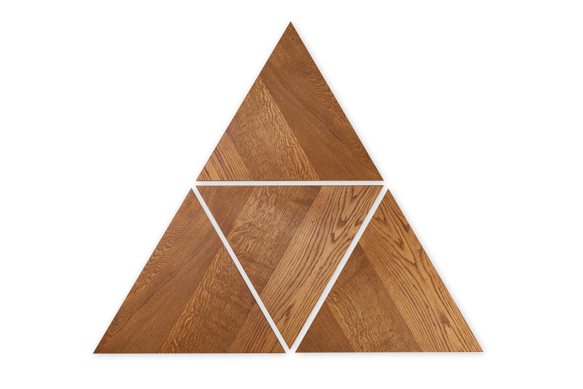 MEGA oak triangle wooden wall panels