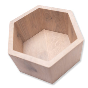 Wooden hexagon honeycomb shelf MINI