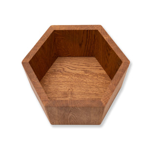 Wooden hexagon honeycomb shelf MINI