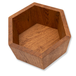 Wooden hexagon honeycomb shelf MINI