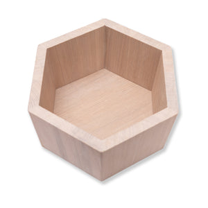 Wooden hexagon honeycomb shelf MINI