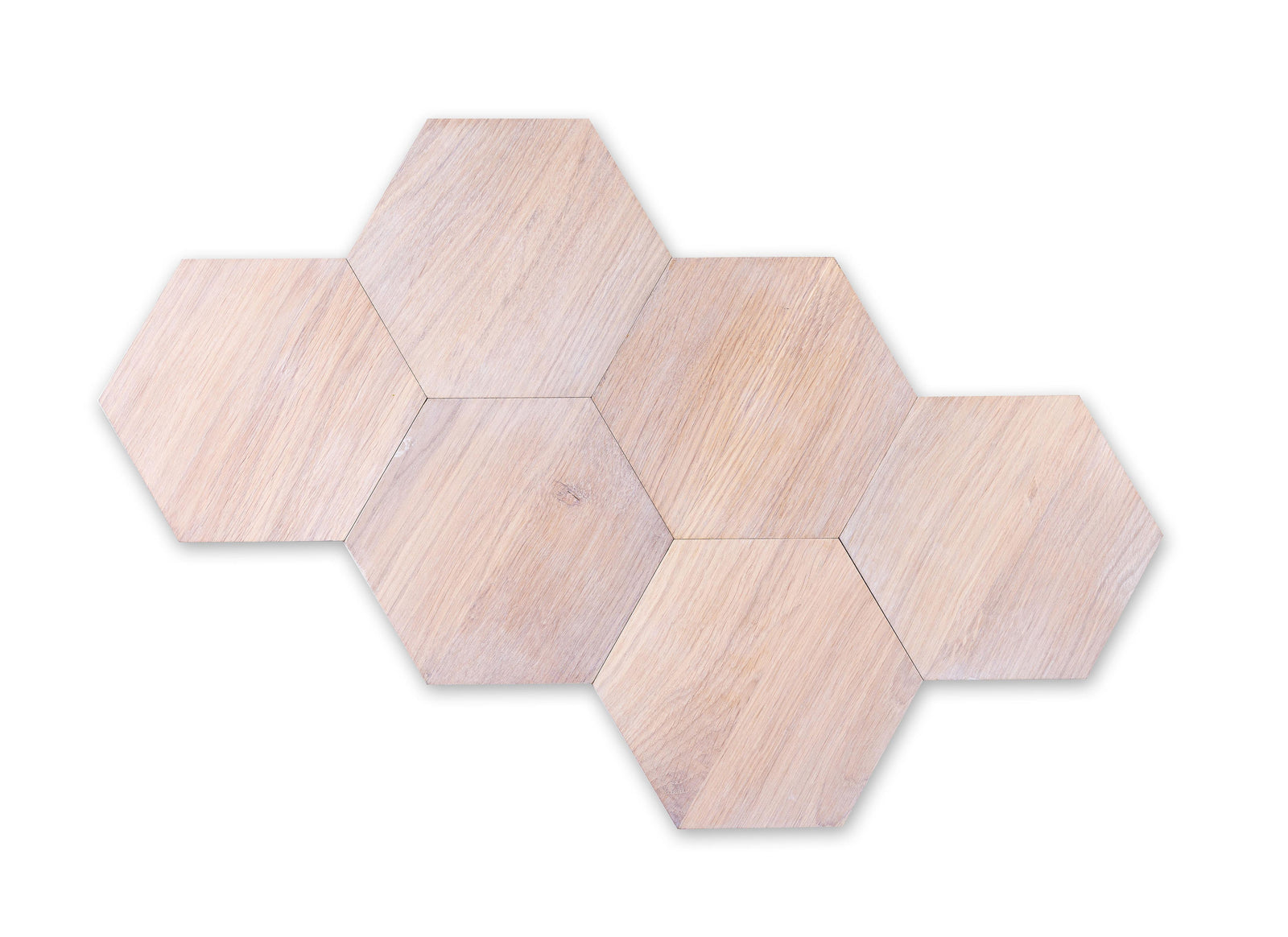 Drewniane panele ścienne dąb burgundzki w kolorze bielonym MINI