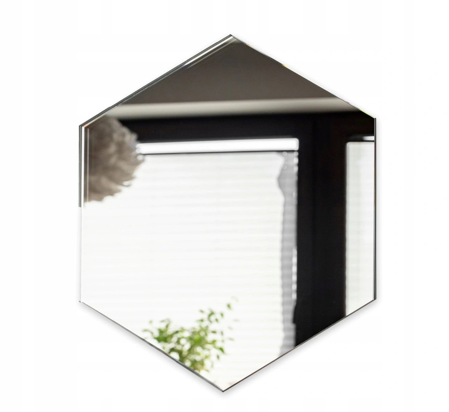 MINI mirror hexagon glass wall panel